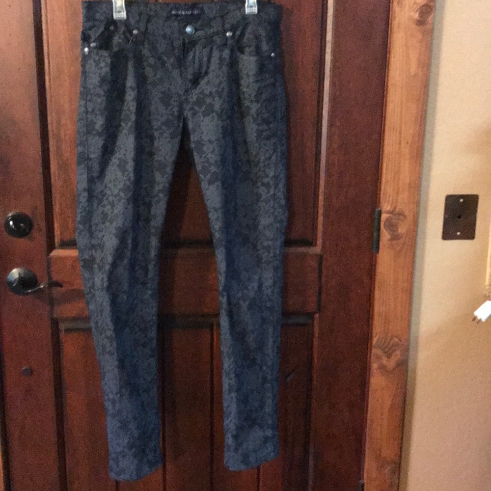 Rock & Republic Floral Jeans 12 Pants